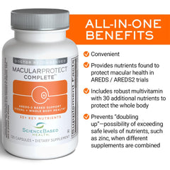MacularProtect Complete capsules ready for convenient daily eye and body nutrition