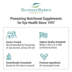Vision wellness scene featuring ScienceBased Health MacularProtect for eye care.