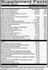 Natural vitamin E and bioavailable B vitamins in the formula