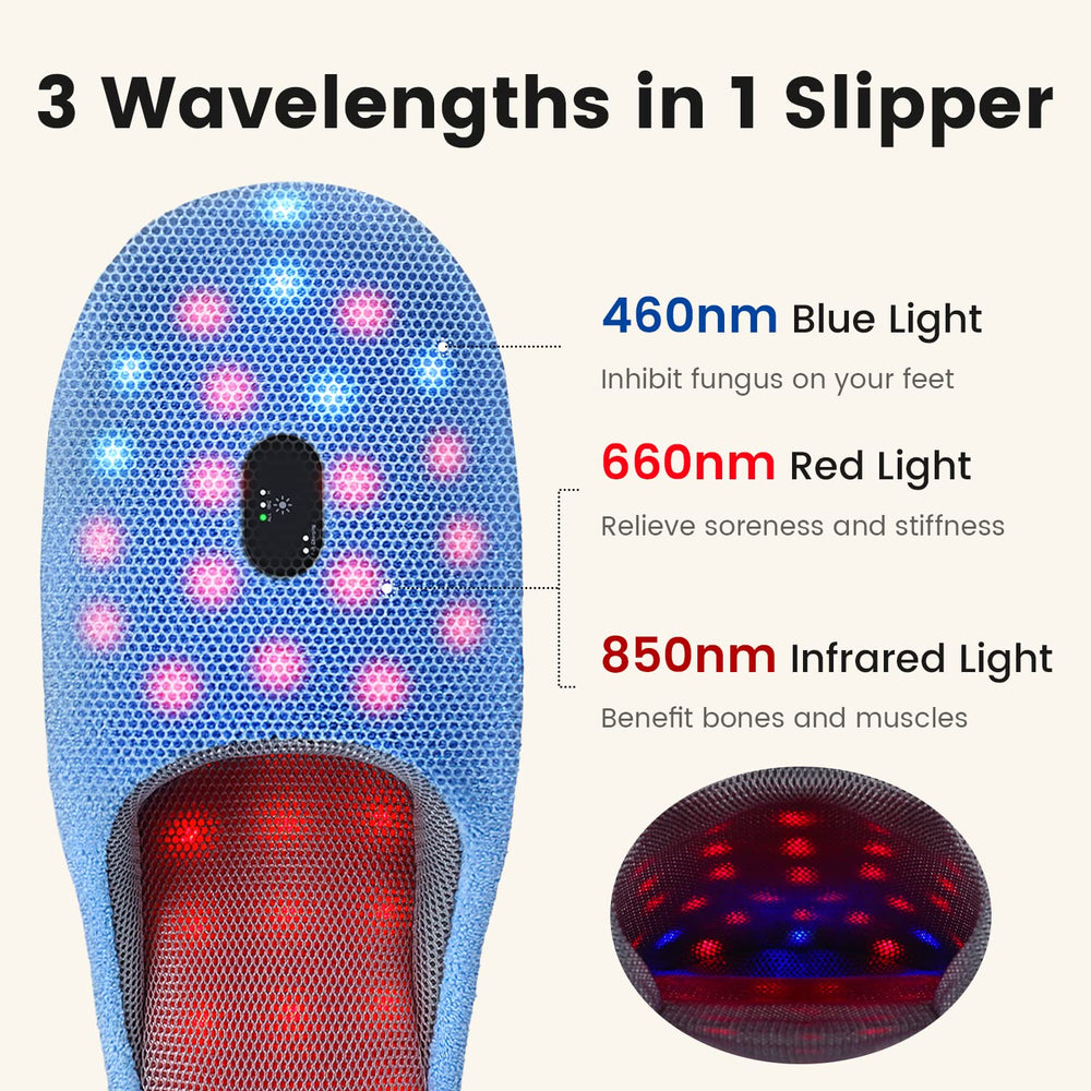 Scienlodic pulse mode with red and near-infrared light for targeted relief
