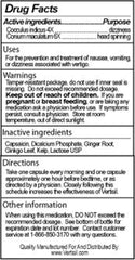 Scientific Health Vertisil bottle label close-up showing capsule count for planning