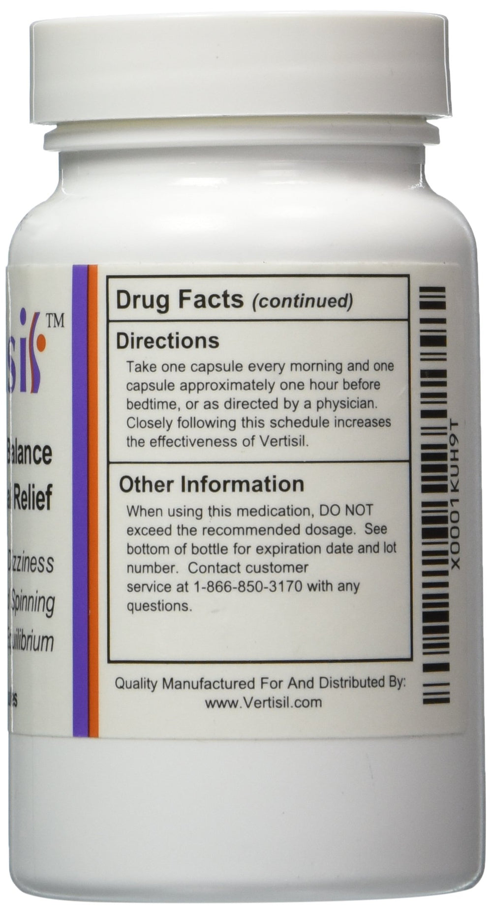 Scientific Health Vertisil capsules for daily use with all-natural formulation