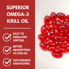 ScimeraMD KrillOilMD Antarctic krill oil in glass bottle suggesting premium omega-3 source