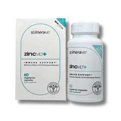 ScimeraMD ZincMD bottle front label highlighting immune support formula