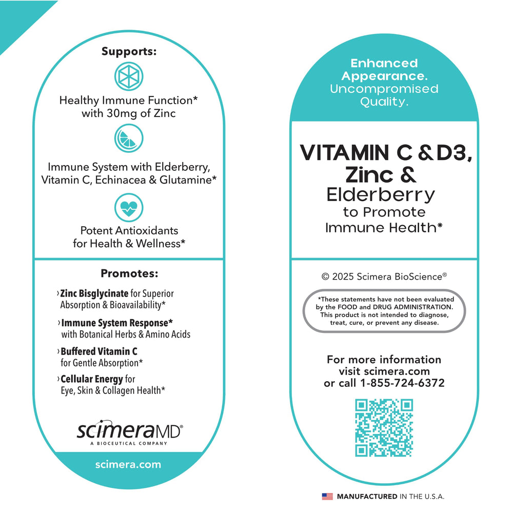 ScimeraMD ZincMD echinacea capsules offering potential immune support