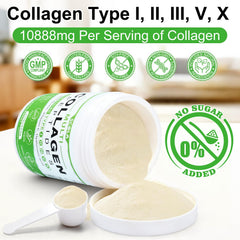SCOLA collagen peptides dissolving in warm water for quick absorption