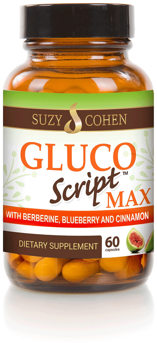 Gluco Script by Script Essentials bottle front for daily wellness.