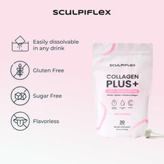 SCULPIFLEX unflavored formula accessible in everyday drinks