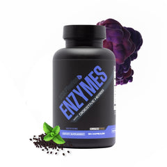 Sculpt Nation Digestive Enzymes bottle ready for daily meals supporting smoother digestion.