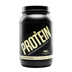 Sculpt Nation Vanilla protein tub closeup highlighting premium whey for easy digestion