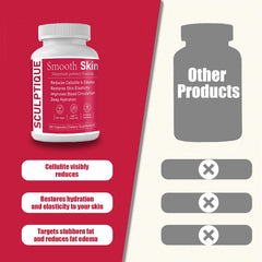 Sculptique resealable bottle makes travel-friendly daily use easy.