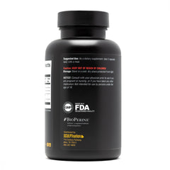 Sculpt Nation turmeric label detailing the Sirtmax patent ingredient.
