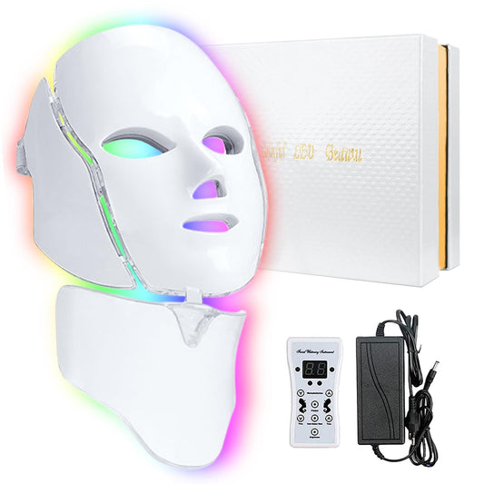 SDKWDH red light face mask front view for at-home skincare use