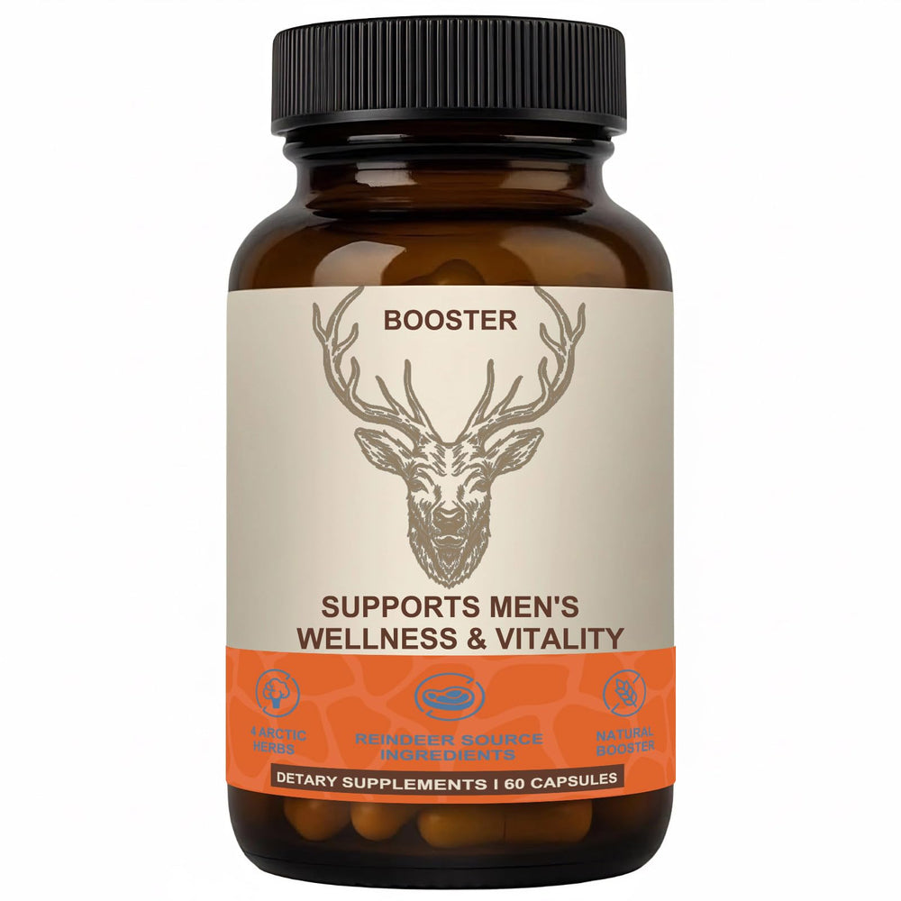 SDXJIOGE Men’s Vitality bottle front showing daily energy support.
