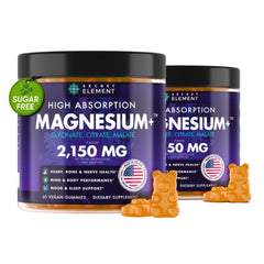 Secret Element magnesium glycinate bottle—high potency for daily support.