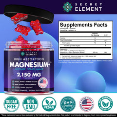 Secret Element gummies emphasize zero sugar and clean ingredients.