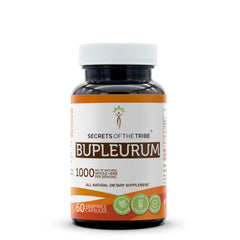 Secrets of the Tribe Bupleurum bottle with 60 capsules and natural formula