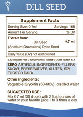 Secrets of the Tribe dill seed label shows pure natural extract for clean ingredients.