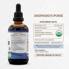 Secrets of the Tribe dried-herb pouch reveals Capsella Bursa Pastoris authenticity and origin.