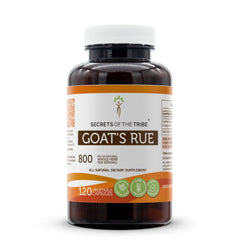 Secrets of the Tribe Goat's Rue bottle front with clean, natural packaging