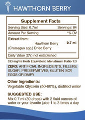 Secrets of the Tribe Hawthorn Berry Tincture dried berries—high quality ingredients for herbal use