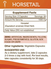 Secrets of the Tribe Horsetail label detail reveals purity indicators for informed daily decisions.