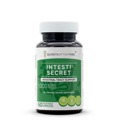 Secrets of the Tribe Intesti Secret bottle pour for on-the-go digestive support