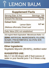 Secrets of the Tribe lemon balm leaves highlight natural herb quality.