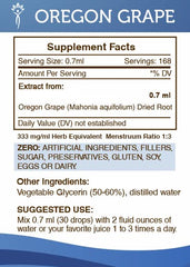 Secrets of the Tribe Oregon Grape lab certificates attest to purity and safety