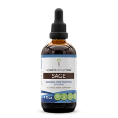 Secrets of the Tribe Sage liquid extract bottle for easy daily use.