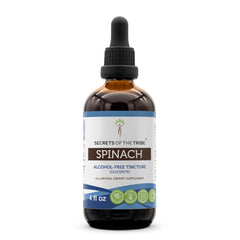 Secrets of the Tribe spinach extract bottle for alcohol-free daily wellness support.