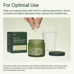 Seed DM-02 vegan symbol on the bottle