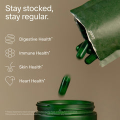 Close-up of Seed DS-01 capsules for probiotic power and variety.