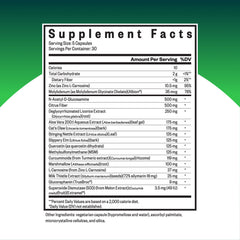 Seeking Health Gut Nutrients capsules close-up highlighting allergen-free formula.