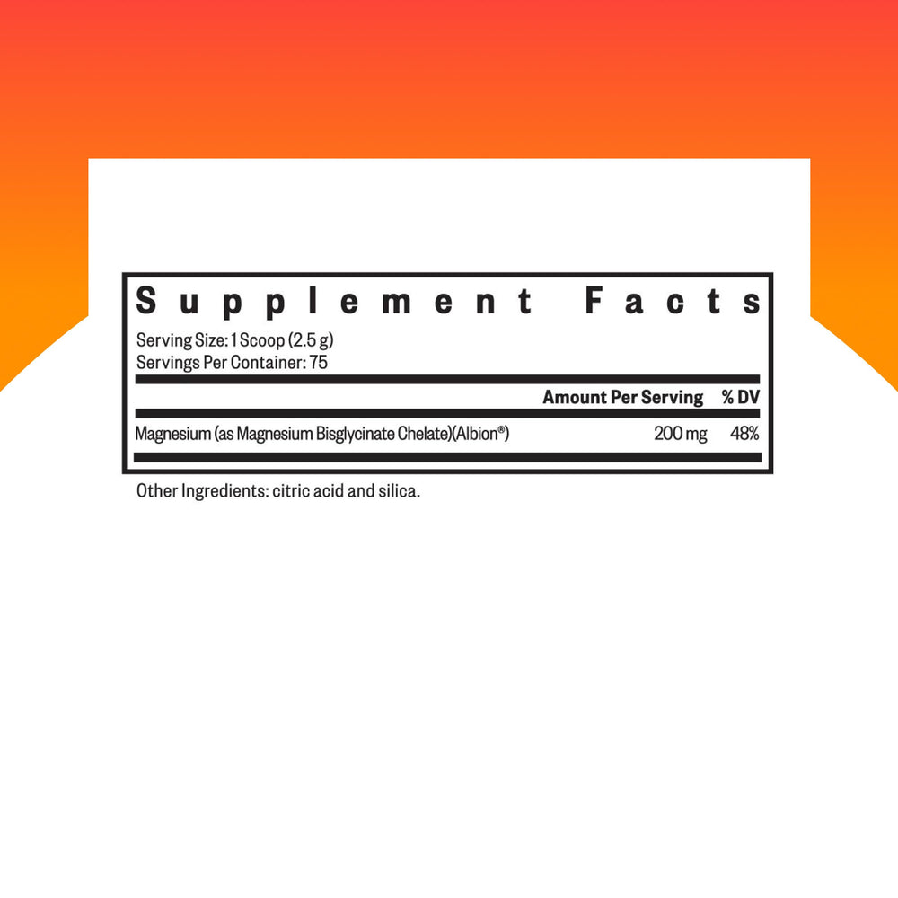 Seeking Health Magnesium Glycinate Powder scoop for easy daily portions