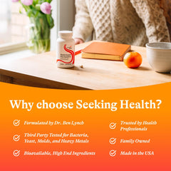 Seeking Health One Sensitive allergen-free formula displayed on packaging