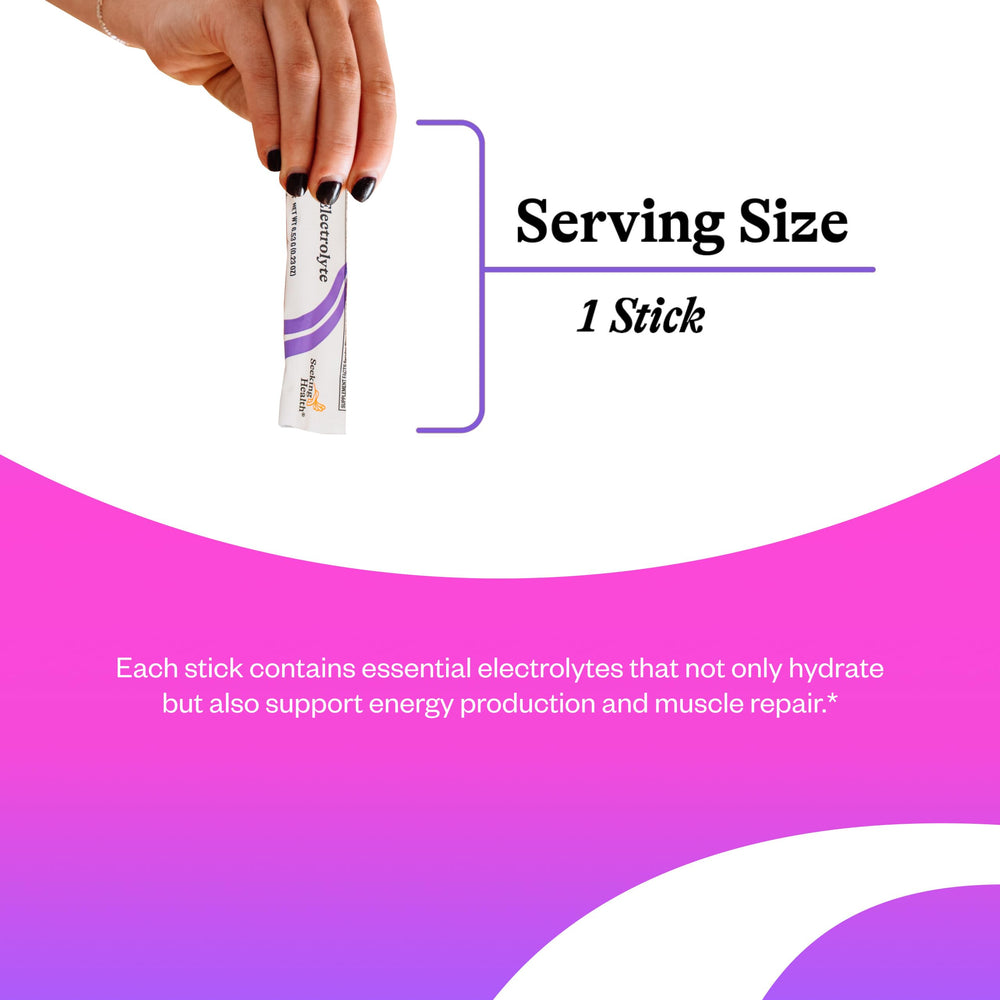Seeking Health Optimal Electrolyte Sticks post-workout hydration package ready for on-the-go hydration