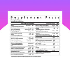 Seeking Health Optimal Prenatal label close-up shows complete prenatal nutrition support