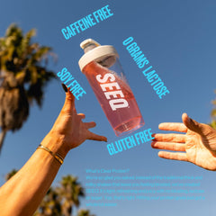 Seeq blue razz freeze flavor packed with fruity taste for a refreshing sip.