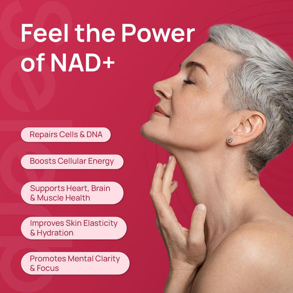 Selerb NADGENIE capsules close-up highlighting daily wellness support