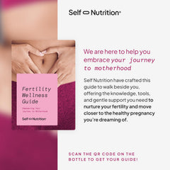 SELF NUTRITION Fertility Support USA made badge indicates quality control