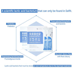 Selffit in-use image illustrates mixing powder with beverages for convenient consumption.