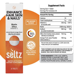 Seltz Enhance daily-use setup on a desk for routine reminders.