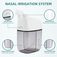 SEMIOEN nasal irrigation system side view — ergonomic profile for comfortable operation