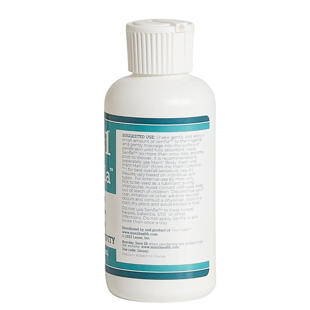 Senfla lotion texture on skin during massage for gentle absorption.