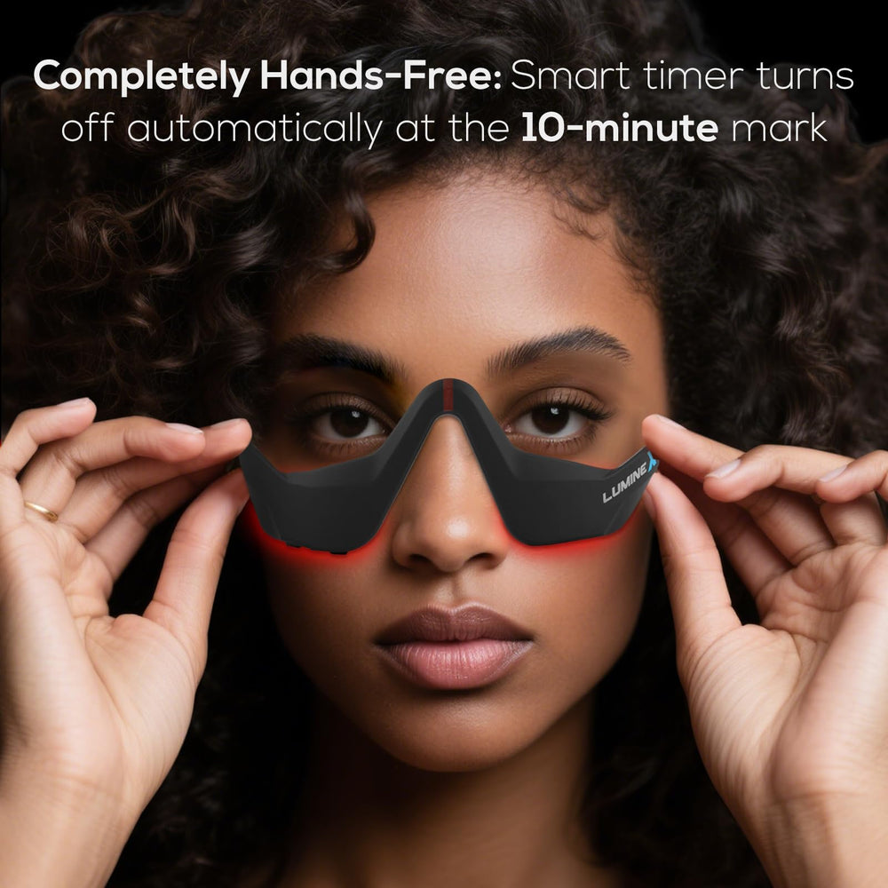 SENHI ergonomic 3D wrap-around design fitting the eye area for comfortable use