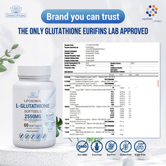 Close-up of Senseofeeling bottle highlighting liposomal capsules