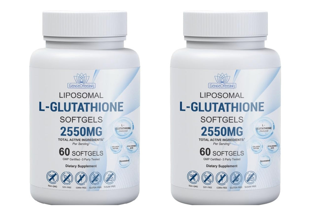 Senseofeeling Liposomal Glutathione bottle for daily antioxidant support