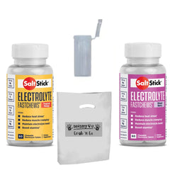 SENSORY4U Grab and Go Gift Set with SaltStick FastChews tropical mango and mixed berry for workouts.