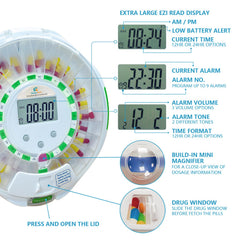 Senyerkare 28Day easy-to-use one-touch latch for arthritis-friendly operation